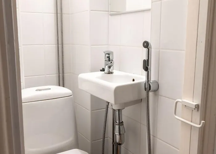 Apartmán 2ndhomes Stylish Loft-studio In Kamppi Helsinky